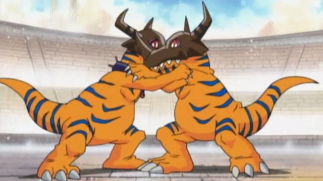 The Arrival of Skullgreymon