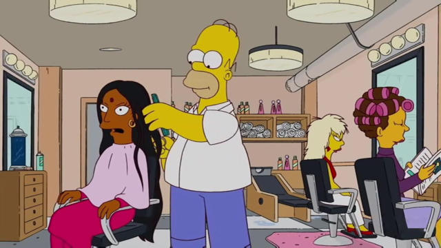 Homer Scissorhands